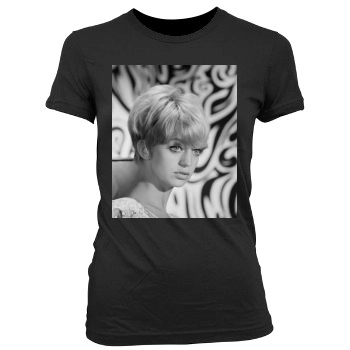 Goldie Hawn Women's Junior Cut Crewneck T-Shirt