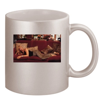 Goldie Hawn 11oz Metallic Silver Mug