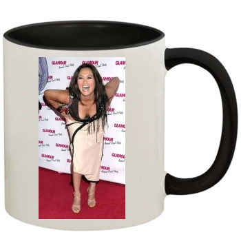 Tia Carrere 11oz Colored Inner & Handle Mug