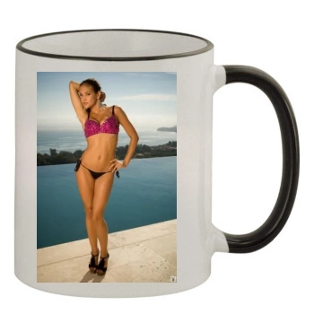 Jaclyn Swedberg 11oz Colored Rim & Handle Mug