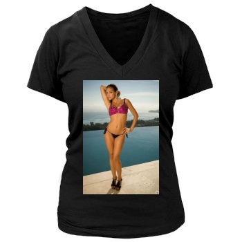 Jaclyn Swedberg Women's Deep V-Neck TShirt