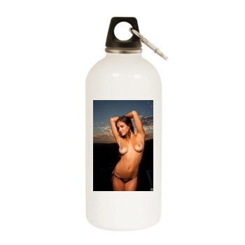 Jaclyn Swedberg White Water Bottle With Carabiner