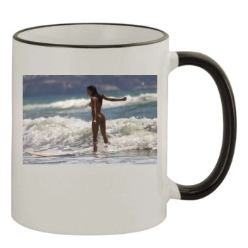 Jaclyn Swedberg 11oz Colored Rim & Handle Mug