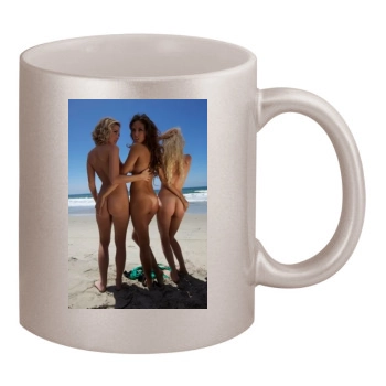 Jaclyn Swedberg 11oz Metallic Silver Mug