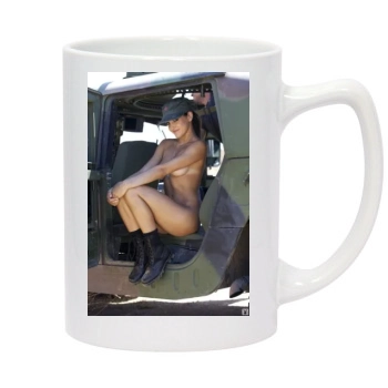 Jaclyn Swedberg 14oz White Statesman Mug