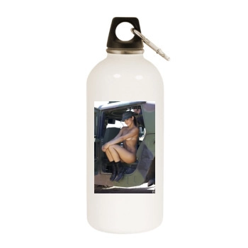 Jaclyn Swedberg White Water Bottle With Carabiner