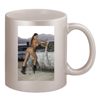 Jaclyn Swedberg 11oz Metallic Silver Mug