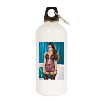 Jaclyn Swedberg White Water Bottle With Carabiner