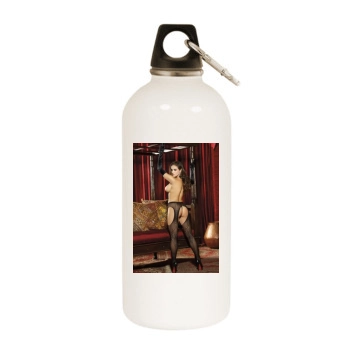 Jaclyn Swedberg White Water Bottle With Carabiner