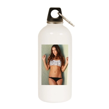 Jaclyn Swedberg White Water Bottle With Carabiner