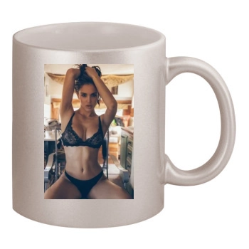 Jaclyn Swedberg 11oz Metallic Silver Mug