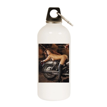 Jaclyn Swedberg White Water Bottle With Carabiner