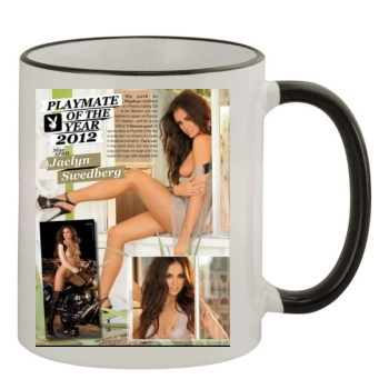 Jaclyn Swedberg 11oz Colored Rim & Handle Mug