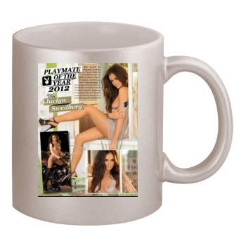 Jaclyn Swedberg 11oz Metallic Silver Mug