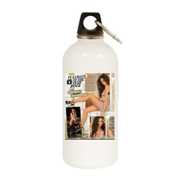 Jaclyn Swedberg White Water Bottle With Carabiner