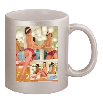 Jaclyn Swedberg 11oz Metallic Silver Mug