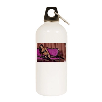 Jaclyn Swedberg White Water Bottle With Carabiner