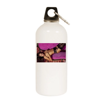 Jaclyn Swedberg White Water Bottle With Carabiner