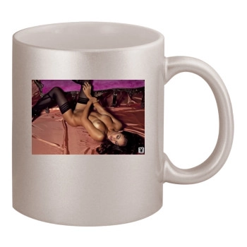 Jaclyn Swedberg 11oz Metallic Silver Mug