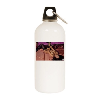 Jaclyn Swedberg White Water Bottle With Carabiner