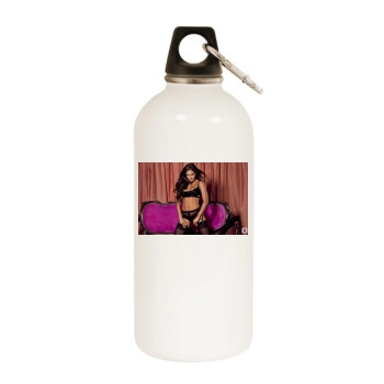 Jaclyn Swedberg White Water Bottle With Carabiner