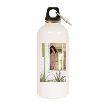 Jaclyn Swedberg White Water Bottle With Carabiner