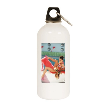 Jaclyn Swedberg White Water Bottle With Carabiner