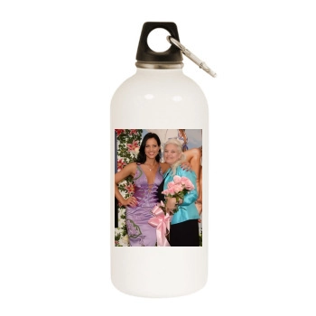 Tiffany Fallon White Water Bottle With Carabiner