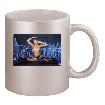 Jaclyn Swedberg 11oz Metallic Silver Mug