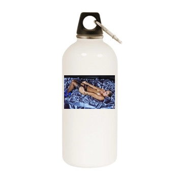 Jaclyn Swedberg White Water Bottle With Carabiner