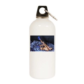 Jaclyn Swedberg White Water Bottle With Carabiner