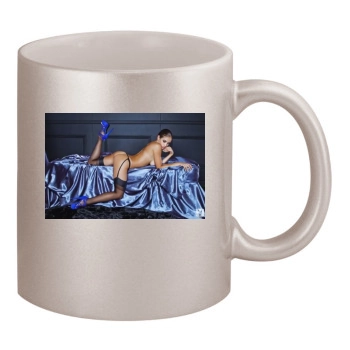 Jaclyn Swedberg 11oz Metallic Silver Mug