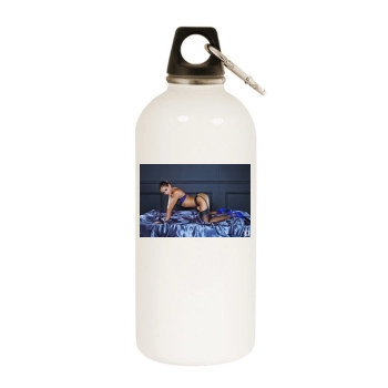 Jaclyn Swedberg White Water Bottle With Carabiner