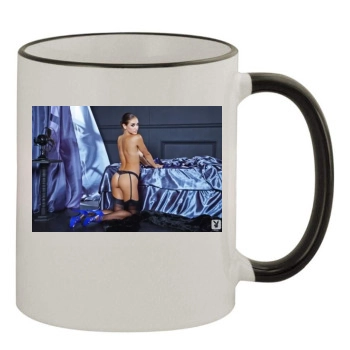 Jaclyn Swedberg 11oz Colored Rim & Handle Mug