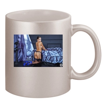 Jaclyn Swedberg 11oz Metallic Silver Mug