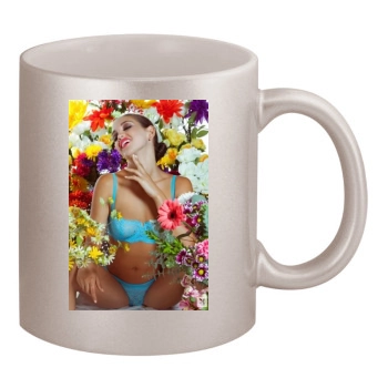 Jaclyn Swedberg 11oz Metallic Silver Mug