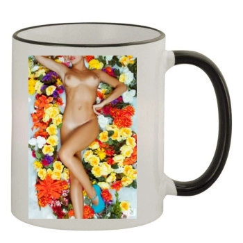 Jaclyn Swedberg 11oz Colored Rim & Handle Mug