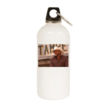 Tim McGraw White Water Bottle With Carabiner