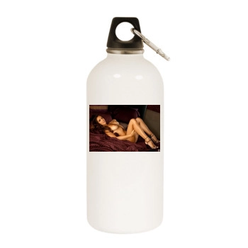 Jaclyn Swedberg White Water Bottle With Carabiner