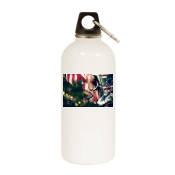 Jaclyn Swedberg White Water Bottle With Carabiner