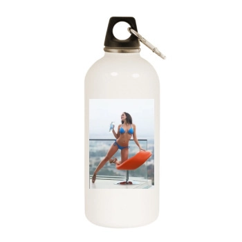 Jaclyn Swedberg White Water Bottle With Carabiner