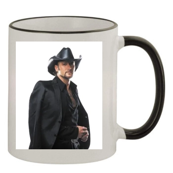 Tim McGraw 11oz Colored Rim & Handle Mug