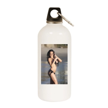 Jaclyn Swedberg White Water Bottle With Carabiner