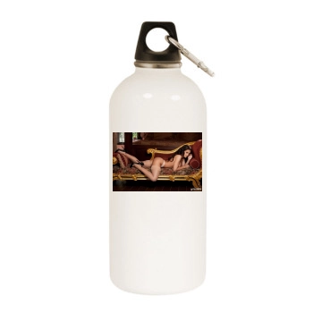 Jaclyn Swedberg White Water Bottle With Carabiner