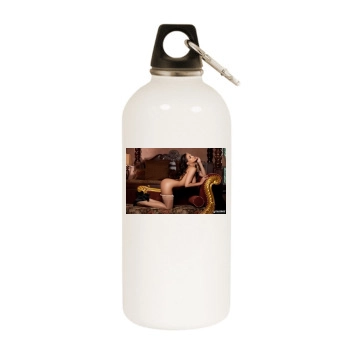 Jaclyn Swedberg White Water Bottle With Carabiner