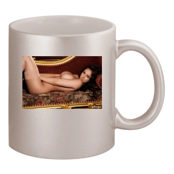 Jaclyn Swedberg 11oz Metallic Silver Mug