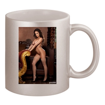 Jaclyn Swedberg 11oz Metallic Silver Mug