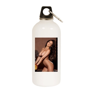 Jaclyn Swedberg White Water Bottle With Carabiner