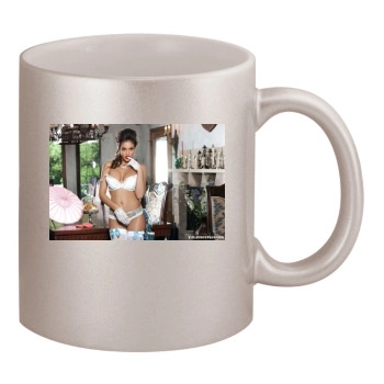 Jaclyn Swedberg 11oz Metallic Silver Mug