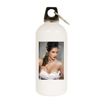 Jaclyn Swedberg White Water Bottle With Carabiner